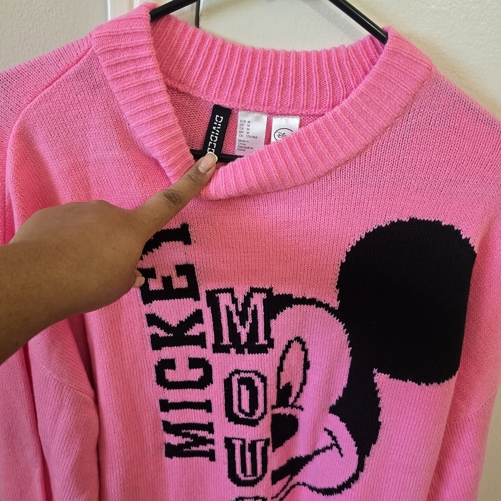 H&M Pink Mickey Mouse Sweater - Picture 5 of 10